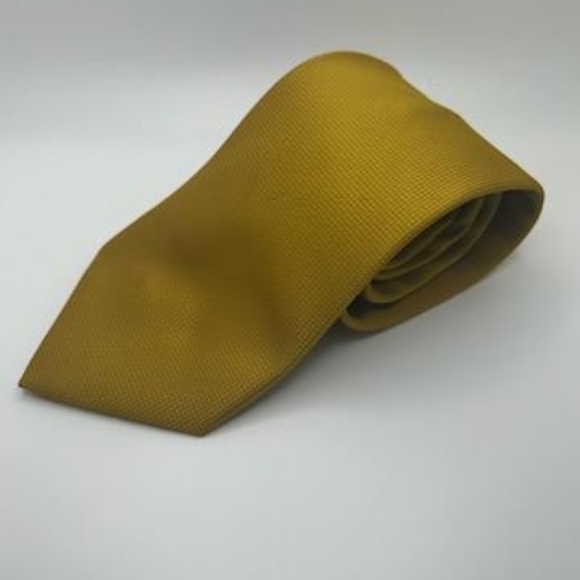 Gold Fabric Men's Tie - Picture 1 of 1